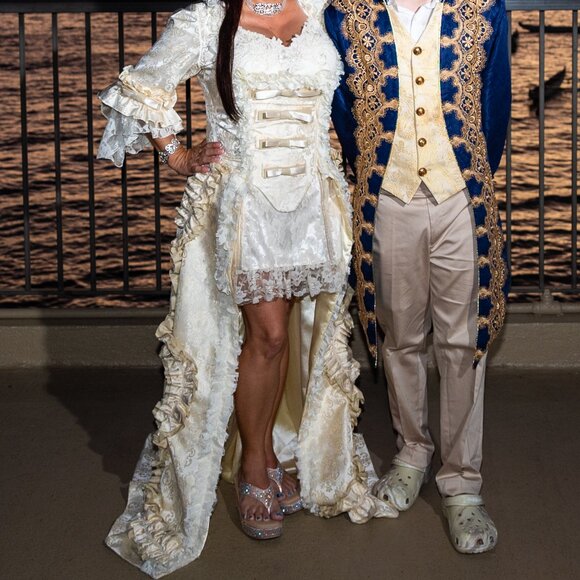 Burleska Marie Antoinette Costume Medieval Victorian lolita Wedding dress - Picture 2 of 16